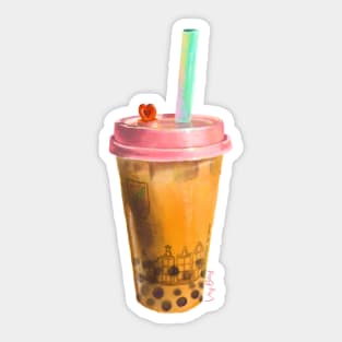 I love Boba Tea Sticker